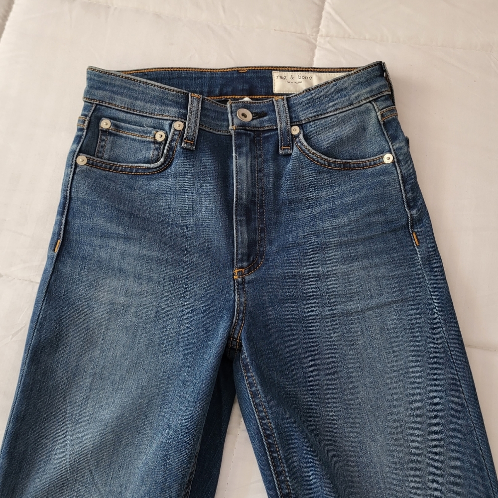 Rag & bone Nina High Rise Skinny Jeans in Camden